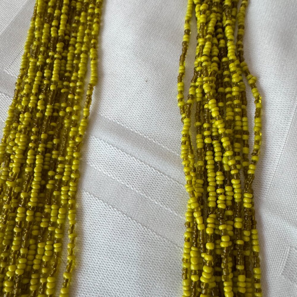 Handmade African beaded necklace / belt